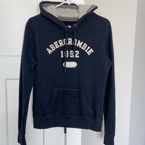 NWOT tags Abercrombie and Fitch navy hoodie